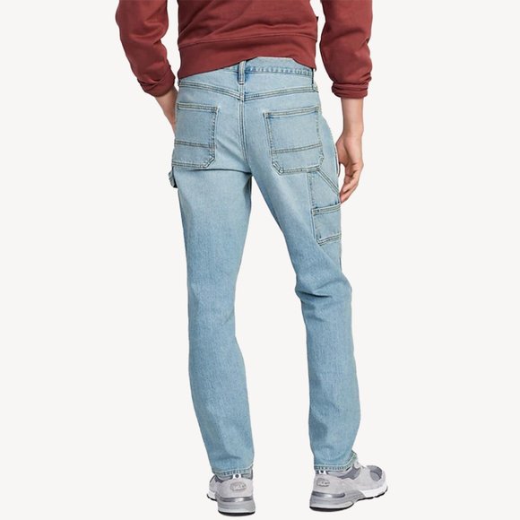 Old Navy 90’s Straight Built-In Flex Workwear Carpenter Jeans - Picture 3 of 7